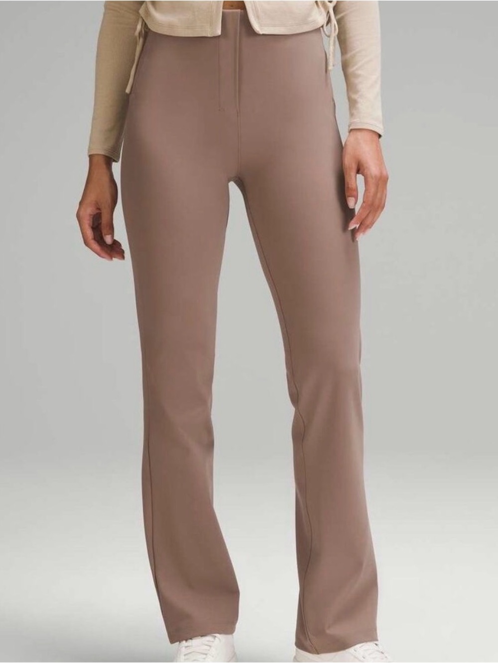 Lululemon Smooth Fit Pull-On High-Rise Pant Regular Taupetastic Women's Sz 6 NWT